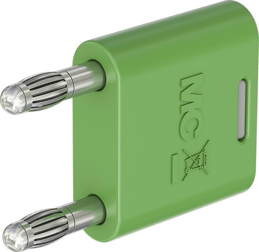 Staeubli KS2-4N-19 Connector Green Pin diameter: 4 mm Dot pitch: 19 mm 1 pc(s)