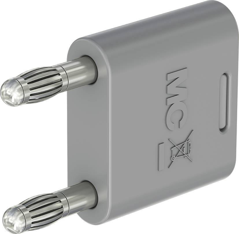 Staeubli KS2-4N-19 Connector Grey Pin diameter: 4 mm Dot pitch: 19 mm 1 pc(s)