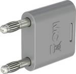 4 mm connection plug gray
