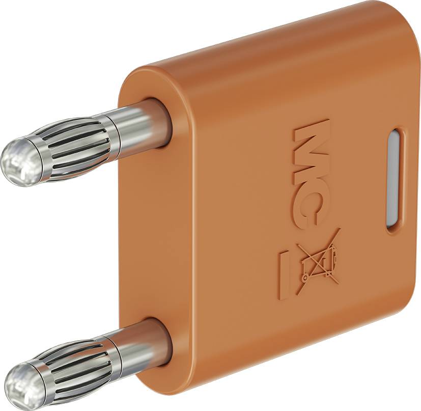 Staeubli KS2-4N-19 Connector Orange Pin diameter: 4 mm Dot pitch: 19 mm 1 pc(s)