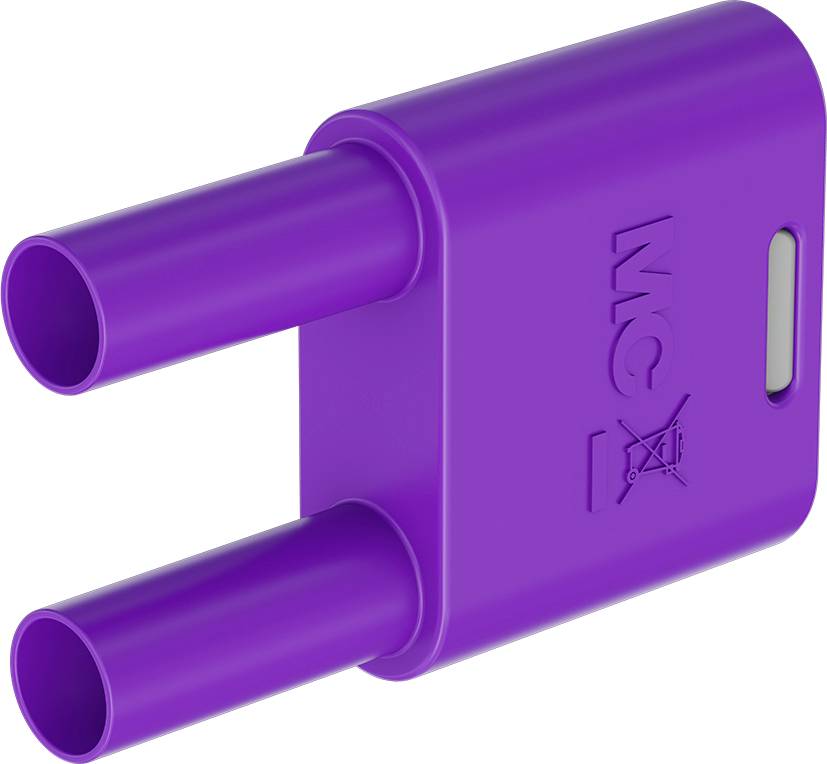 Staeubli SKS2-4N-19 Connector Violet Pin diameter: 4 mm Dot pitch: 19 mm 1 pc(s)