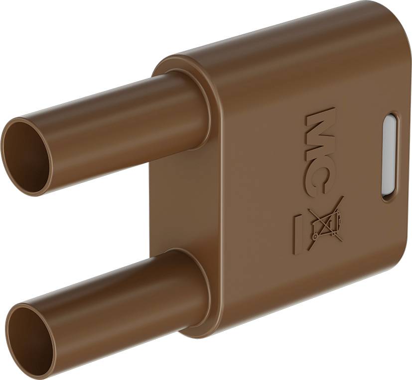 Staeubli SKS2-4N-19 Connector Brown Pin diameter: 4 mm Dot pitch: 19 mm 1 pc(s)