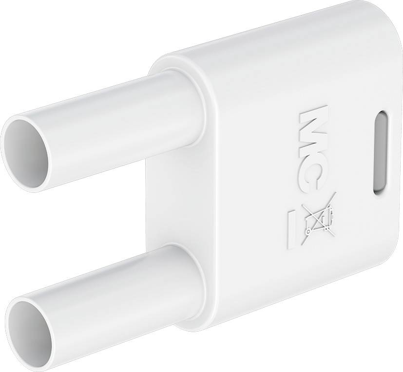 Staeubli SKS2-4N-19 Connector White Pin diameter: 4 mm Dot pitch: 19 mm 1 pc(s)