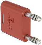 4 mm connection plug red