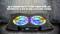 RGB LED Notebook Cooler with two illuminated fans against a textured background and the text above reading 'You cannot go outside without your RGB LED Notebook Cooler'.