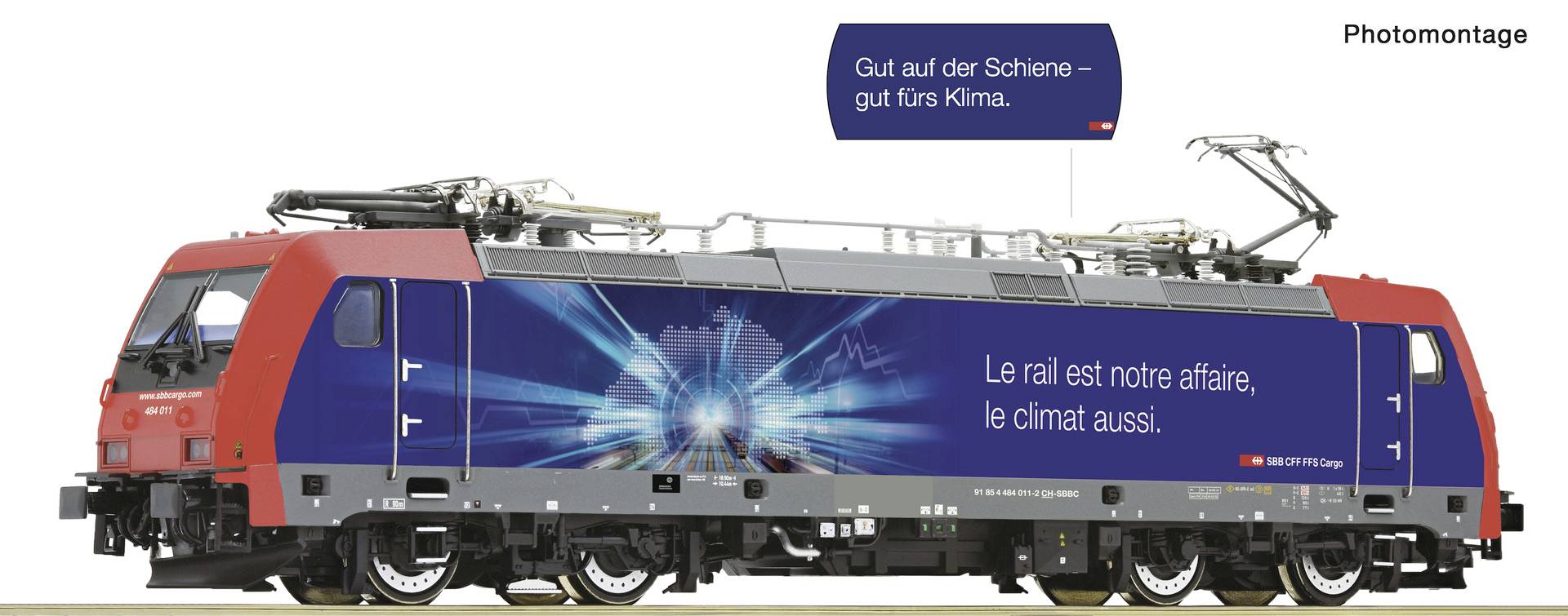 Image of Roco 70650 H0 Electric locomotive 484 011-2 SBB Cargo