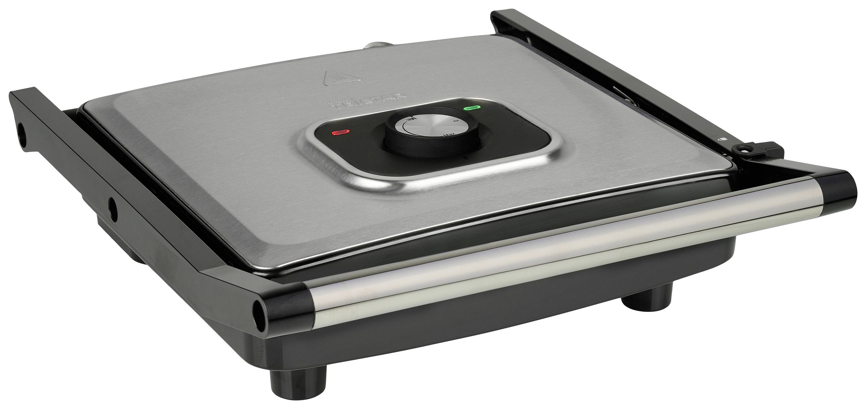 Tristar GR-2858 Electric Grill press Non-stick coating, Indicator light Black, Silver