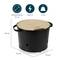 A round electric barbecue grill with wooden lid, 32 cm diameter, 1400 W power, weight 1.7 kg, height 20 cm.