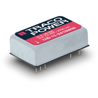   TracoPower  THD 15-4812WIN  DC/DC converter (print)  48 V DC  12 V DC  1.25 A  15 W  No. of outputs: 1 x  Content 10 p