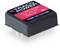 'TRACO POWER' switch-mode power supply, Input: 9-18 VDC, Output: 12 VDC, 1300 mA, Model 'THN 15-1212N', black cap with white pins.