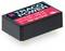 'Black Traco Power voltage converter with red and black markings, Input: 9-18 VDC, Output: 3.3 VDC.'