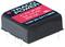 A black electronic component with red label details shows the brand 'TRACO POWER'. Label: Input 9-36V, Output 5V, 4000mA.