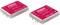 Two TRACO POWER DC/DC converter modules, models TEN 25-1213 and TEN 25-2410, with red casings and white labelling.