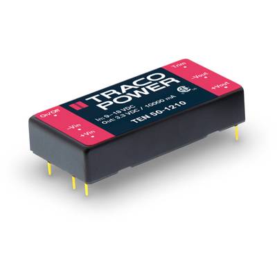   TracoPower  TEN 50-1210  DC/DC converter (print)  12 V DC  3.3 V DC  10 A  50 W  No. of outputs: 1 x  Content 10 pc(s)