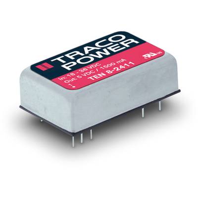   TracoPower  TEN 8-2413  DC/DC converter (print)  24 V DC  15 V DC  535 mA  8 W  No. of outputs: 1 x  Content 10 pc(s)