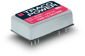 TracoPower  THD 12-2413WI  DC/DC converter (print)  24 V DC  15 V DC  800 mA  12 W  No. of outputs: 1 x  Content 1 pc(s)