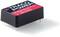 An electronic component by Traco Power, labelling shows input 24 VDC, output 15 VDC/200 mA max, model THI 3-2413.