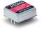 An electronic component with the marking 'TRACO POWER' shows input and output voltage and current: 36-75 VDC, 5 VDC, 4000 mA.