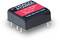 Compact electronic voltage converter by Traco Power with input range 9-36 VDC, output 15 VDC, 2000 mA, model THN 30-2413WI.