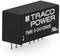 Black Traco Power TMR 3-2410WIE voltage converter with multiple connection pins on the underside.