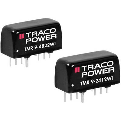 Two black electronic components with the inscription 'TRACO POWER'. Left: TMR 9-4822WI, right: TMR 9-2412WI.