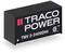 A black electronic component with the inscription 'TRACO POWER TMV 2-2409DHI' and small metal connectors on its underside.