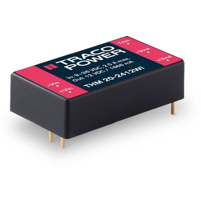   TracoPower  THM 20-2411WI  DC/DC converter (print)  24 V DC    4 A  20 W  No. of outputs: 1 x  Content 10 pc(s)