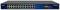A network switch with 24 Ethernet ports and two additional SFP ports, suitable for managing network connections.
