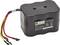 'Chauvin Arnoux 695118 Sealed Rechargeable Battery, 6 V, 9000 mAh, with four coloured cables: red, black, yellow, white.'
