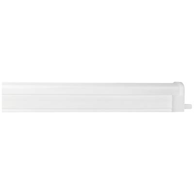 The image depicts a white LED strip with a simple, modern design.