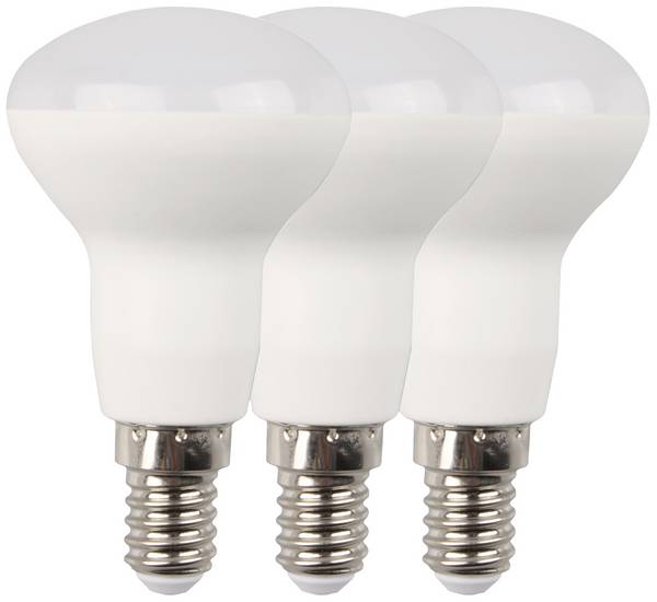 LightMe LM85919 LED (monochrome) EEC F (A - G) E14 4.9 W = 40 W Warm white (Ø x H) 50 mm x 86 mm 3 pc(s)