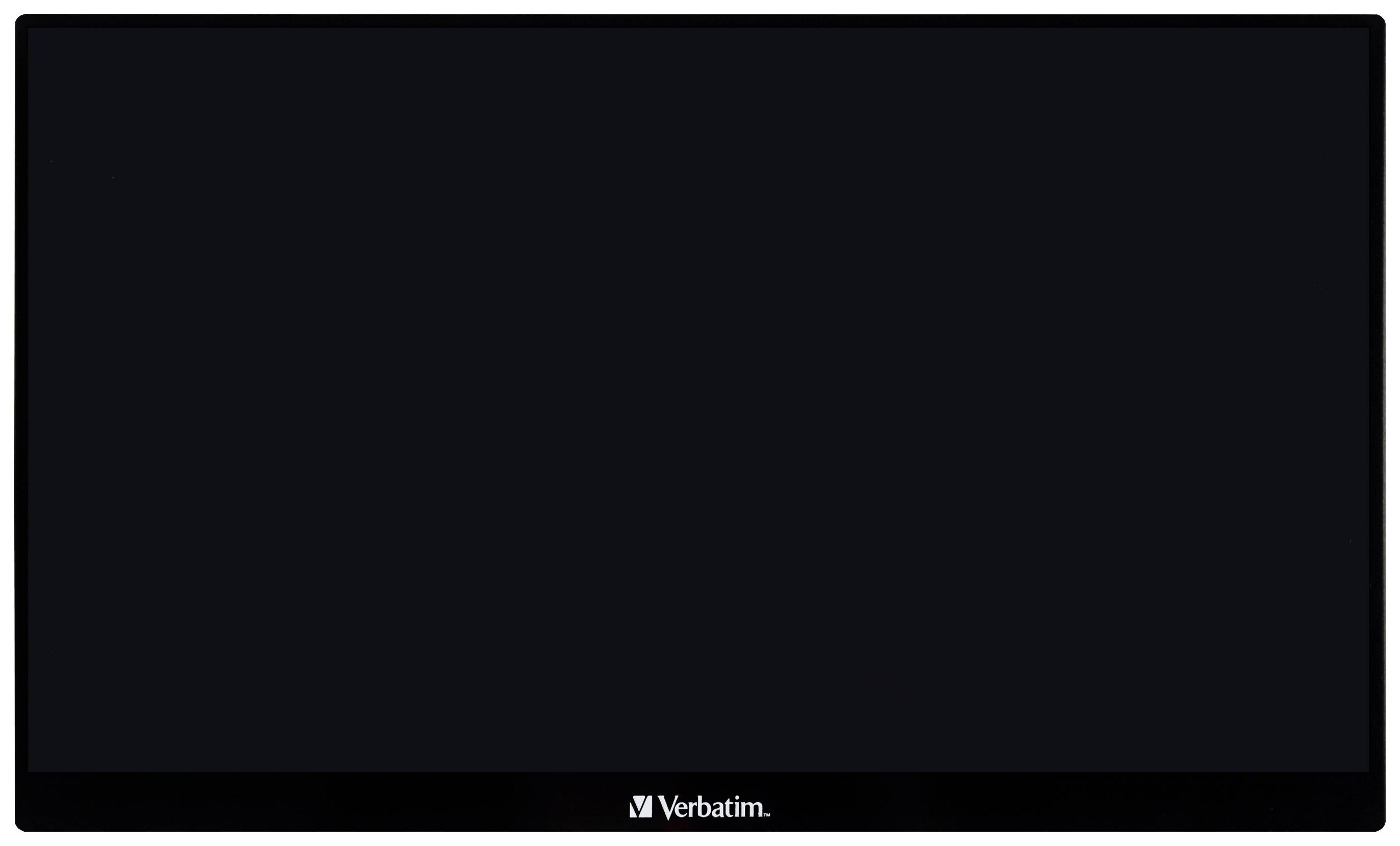 A black screen with the 'Verbatim' logo at the bottom centre.