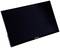 Flat, black Verbatim screen, photographed at an angle with a black frame.