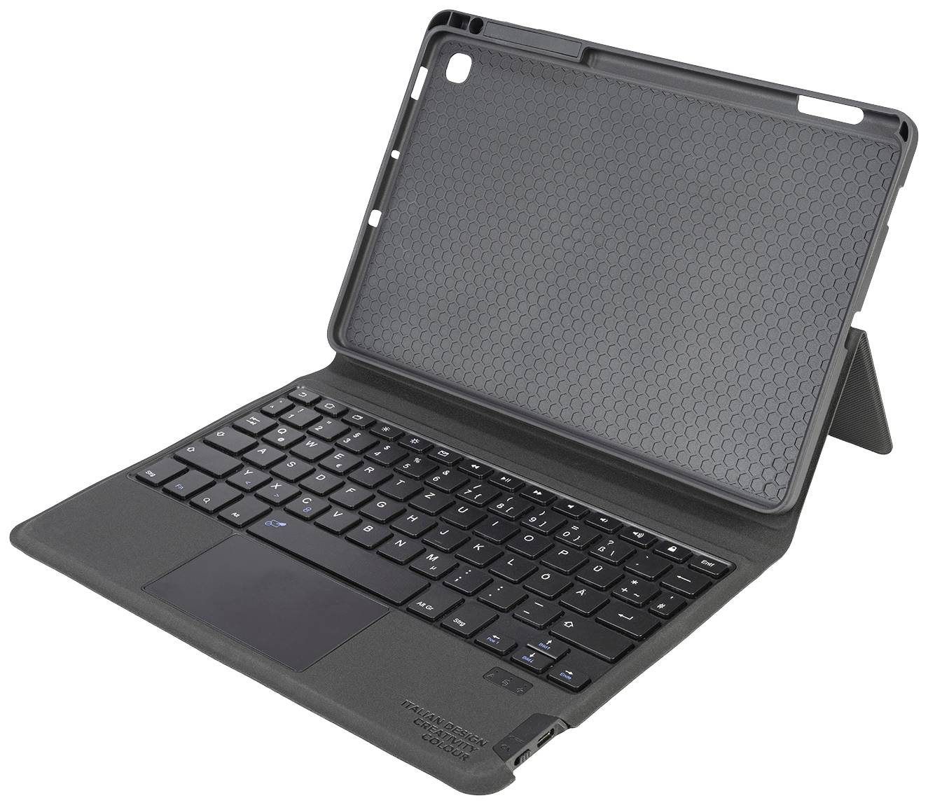 Sjah hooi stoeprand Tucano Tasto Keyboard Case BookCase Samsung Galaxy Tab S6 Lite Black Tablet  PC keyboard and book cover | Conrad.com