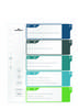 Durable 679327 Index A4+ 1-5 Polypropylene Multicolour 5 dividers 679327