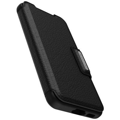 Otterbox Strada Black Leather Wallet Case - For Samsung Galaxy S23 Ultra