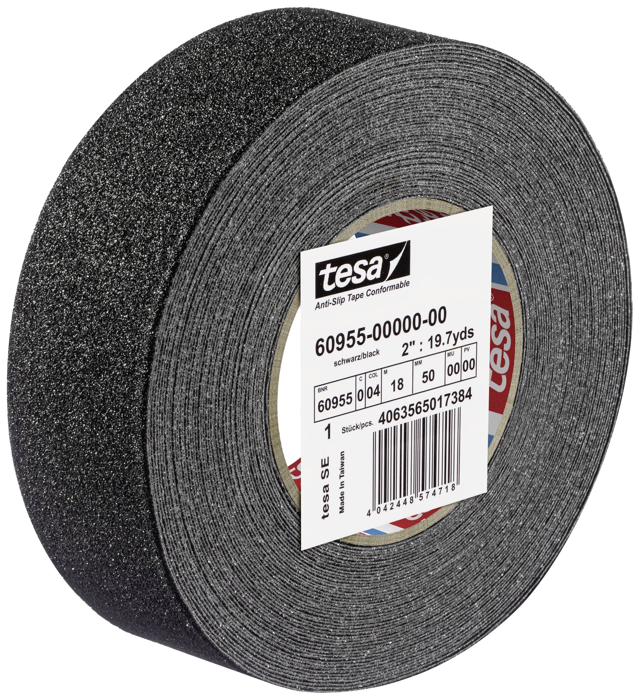 tesa ANTI-RUTSCH 60955-00000-00 Anti-slip tape tesa® Black (L x W) 18 m x 50 mm 1 pc(s)