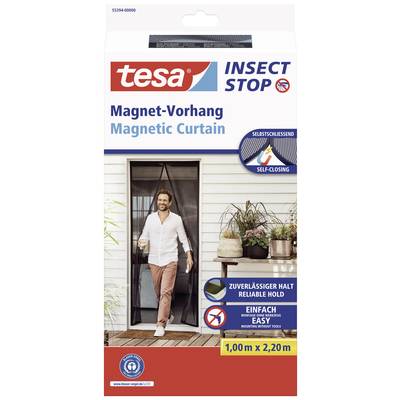 Buy tesa Fliegengitter 55394-00000-00 Magnetic curtain (W x H) 1.00 m x  2.20 m Anthracite 1 pc(s)
