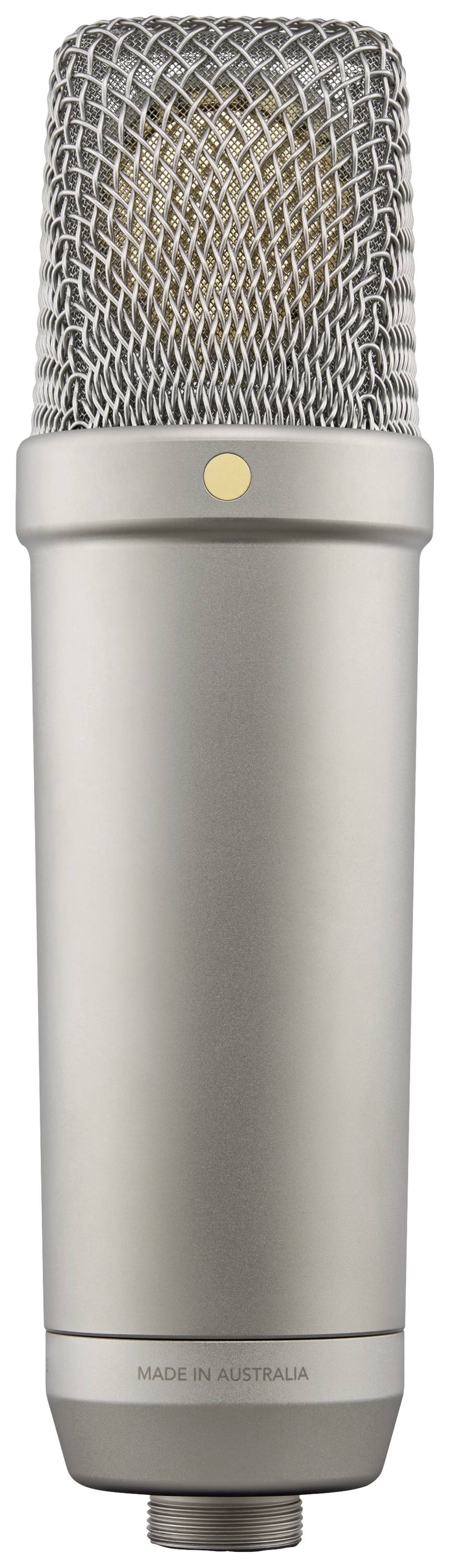 RODE Microphones NT1 5th Generation Silver Stand Microphone (vocals) Transfer type (details):Corded incl. shock mount, incl. cable, incl. bag XLR, USB C® Corded