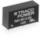 Black Traco Power Module 'TMV 0512 EN' with plug contacts, used in electronic circuits for voltage regulation.
