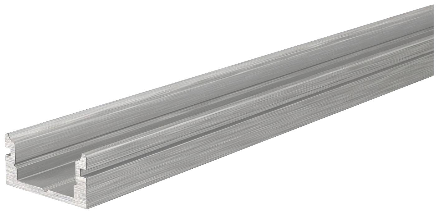 Deko Light 970007 AU-01-08 U-section rail Aluminium (L x W x H) 2000 x 14 x 7 mm 2 m