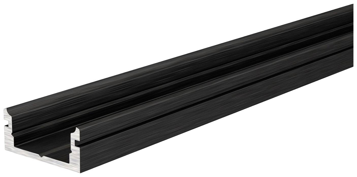Deko Light 970023 AU-01-10 U-section rail Aluminium (W x H x D) 16 x 7 x 2000 mm 2 m