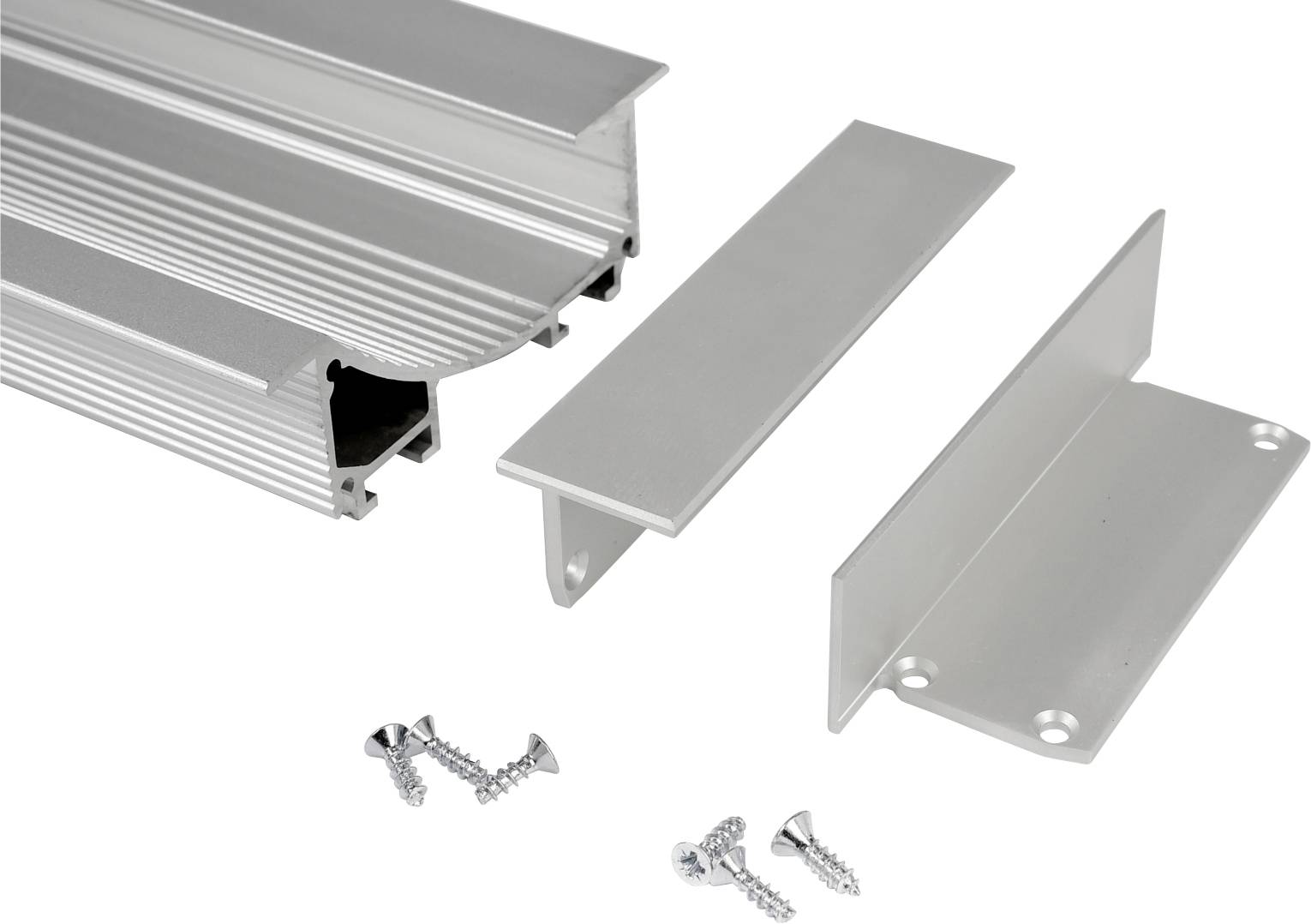 Deko Light 978252 P-EL-02-12 End cap set Aluminium 1 pc(s)