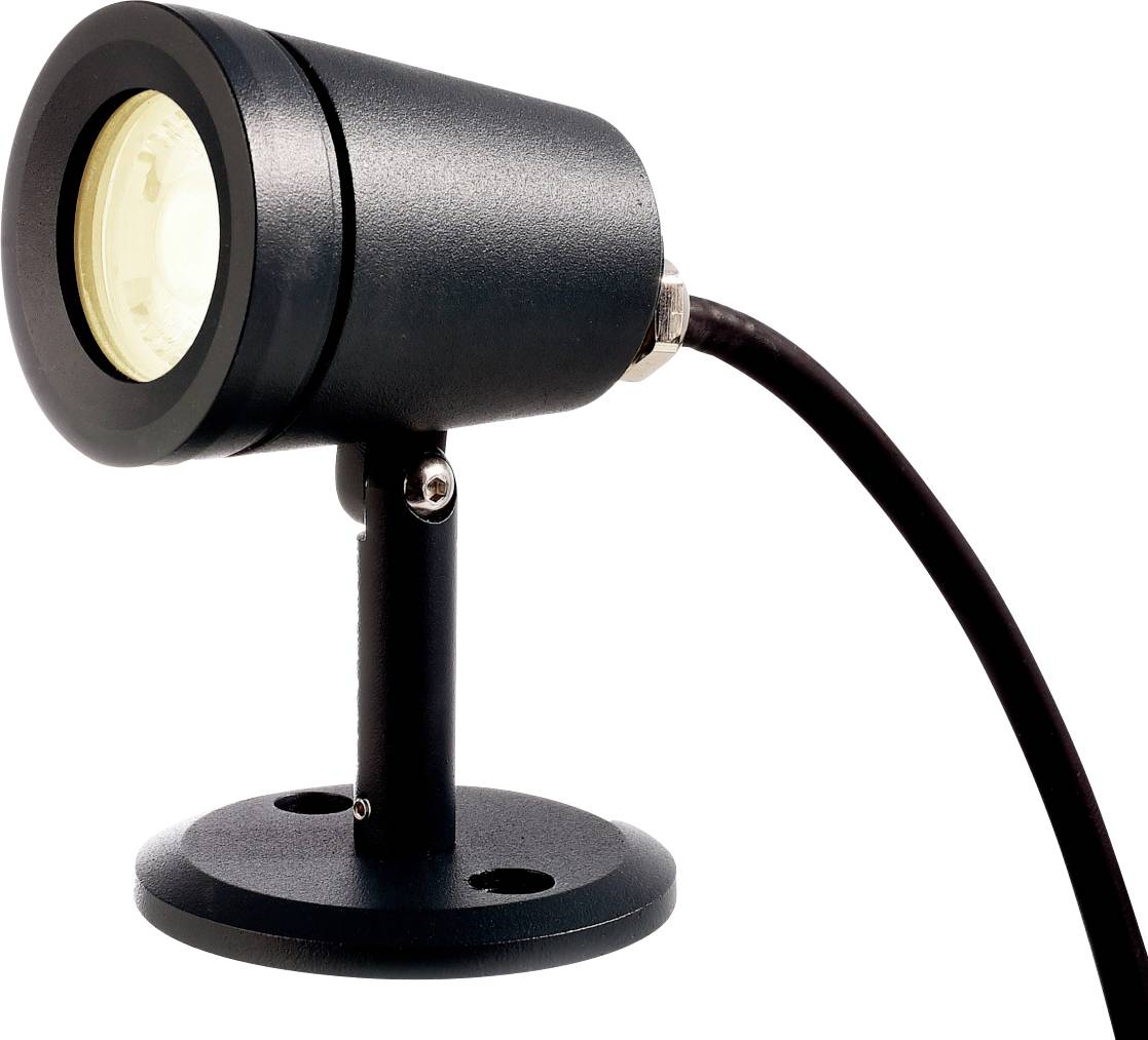 Deko Light Colt Surface-mount light COB LED Built-in LED 4 W EEC: G (A - G) Warm white Black-grey
