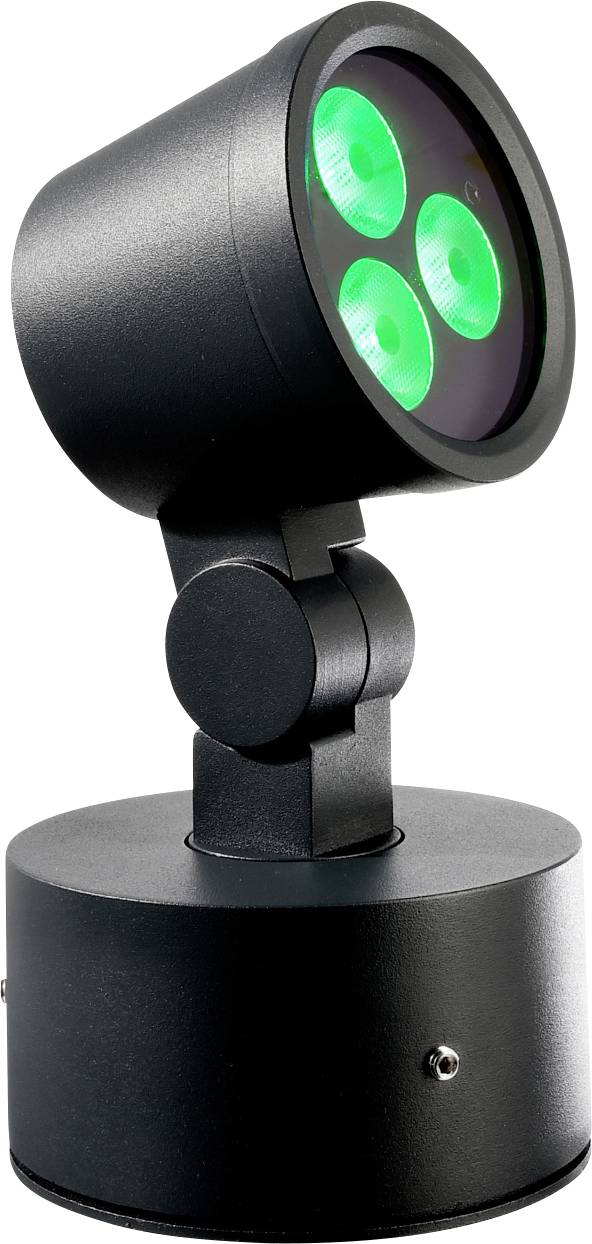 Deko Light Colt Surface-mount light Built-in LED 8.60 W EEC: G (A - G) RGB, Cool white Black-grey
