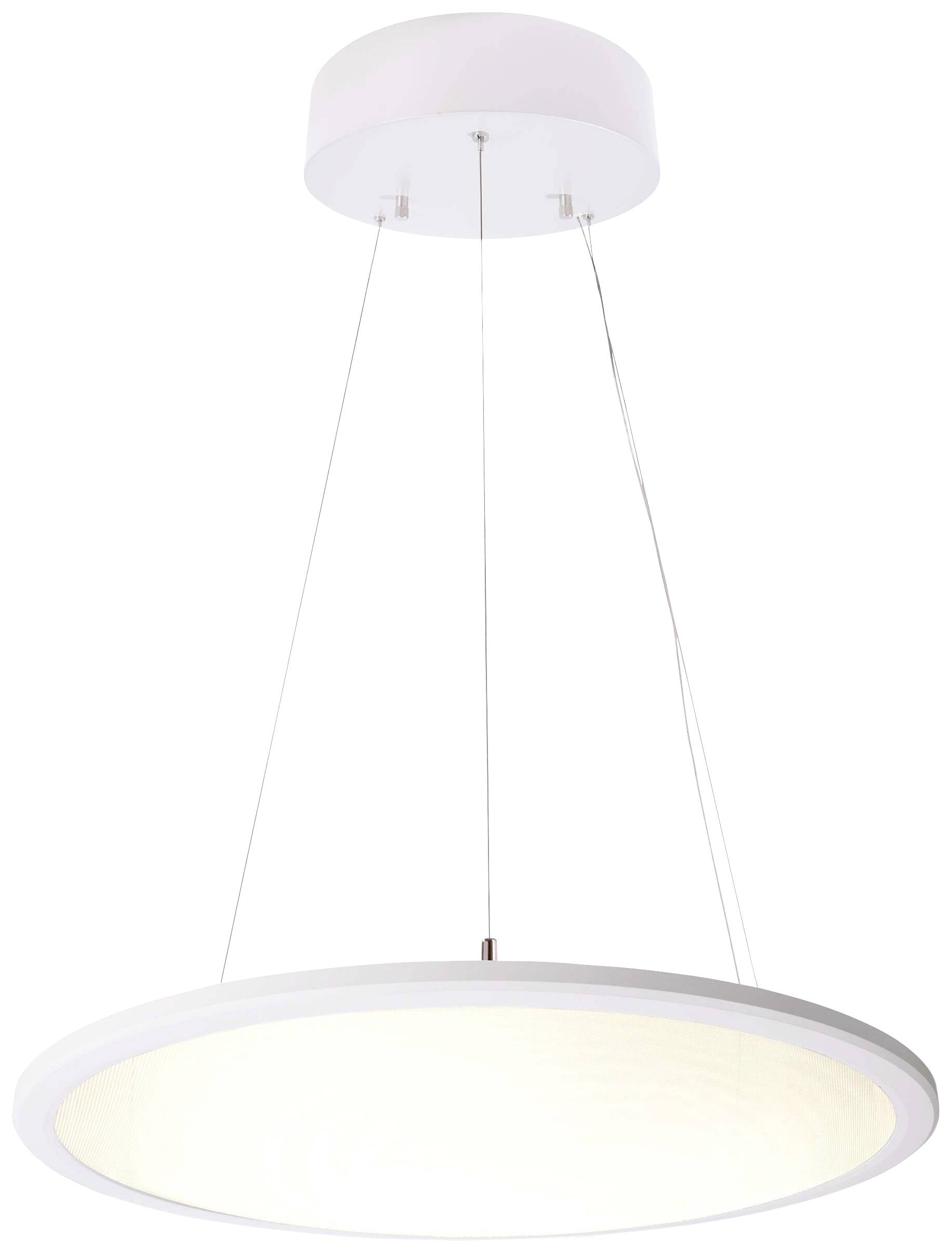 Deko Light 342091 LED Panel transparent rund Pendant light EEC: E (A - G) LED (monochrome) Built-in LED 53.30 W Traffic white (RAL 9016)