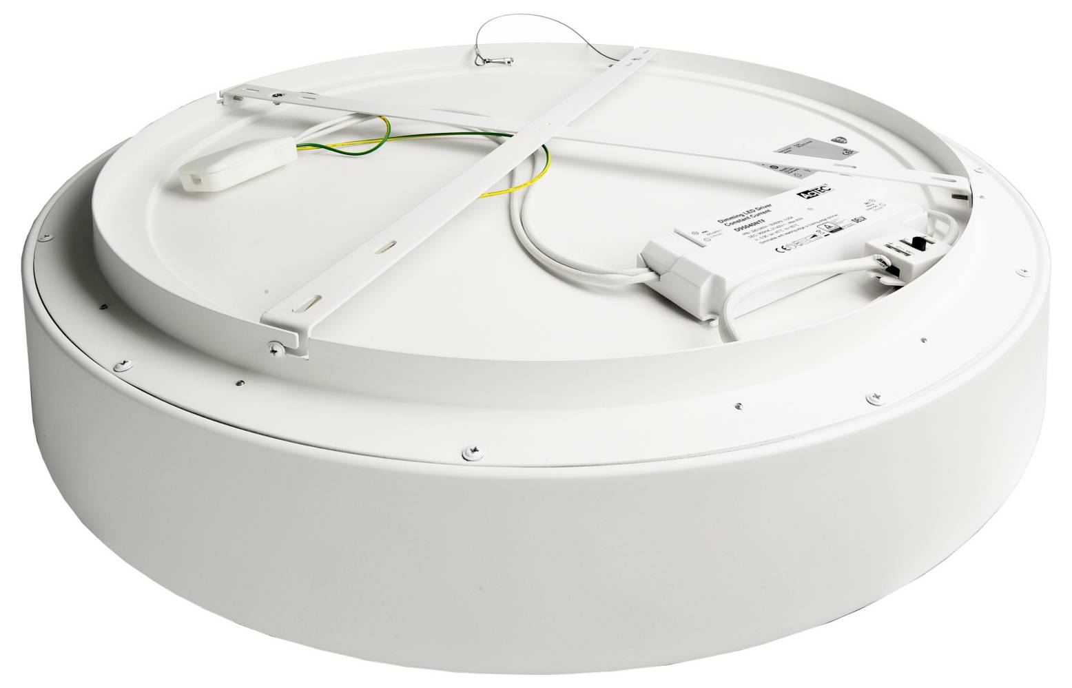 Deko Light Sculptoris 348182 Ceiling light (surface mount) LED (monochrome) Built-in LED 42 W Traffic white (RAL 9016)-1