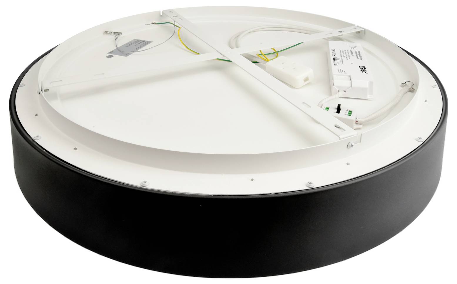 Deko Light Sculptoris 348183 Ceiling light (surface mount) LED (monochrome) Built-in LED 42 W Jet black (RAL 9005)-1