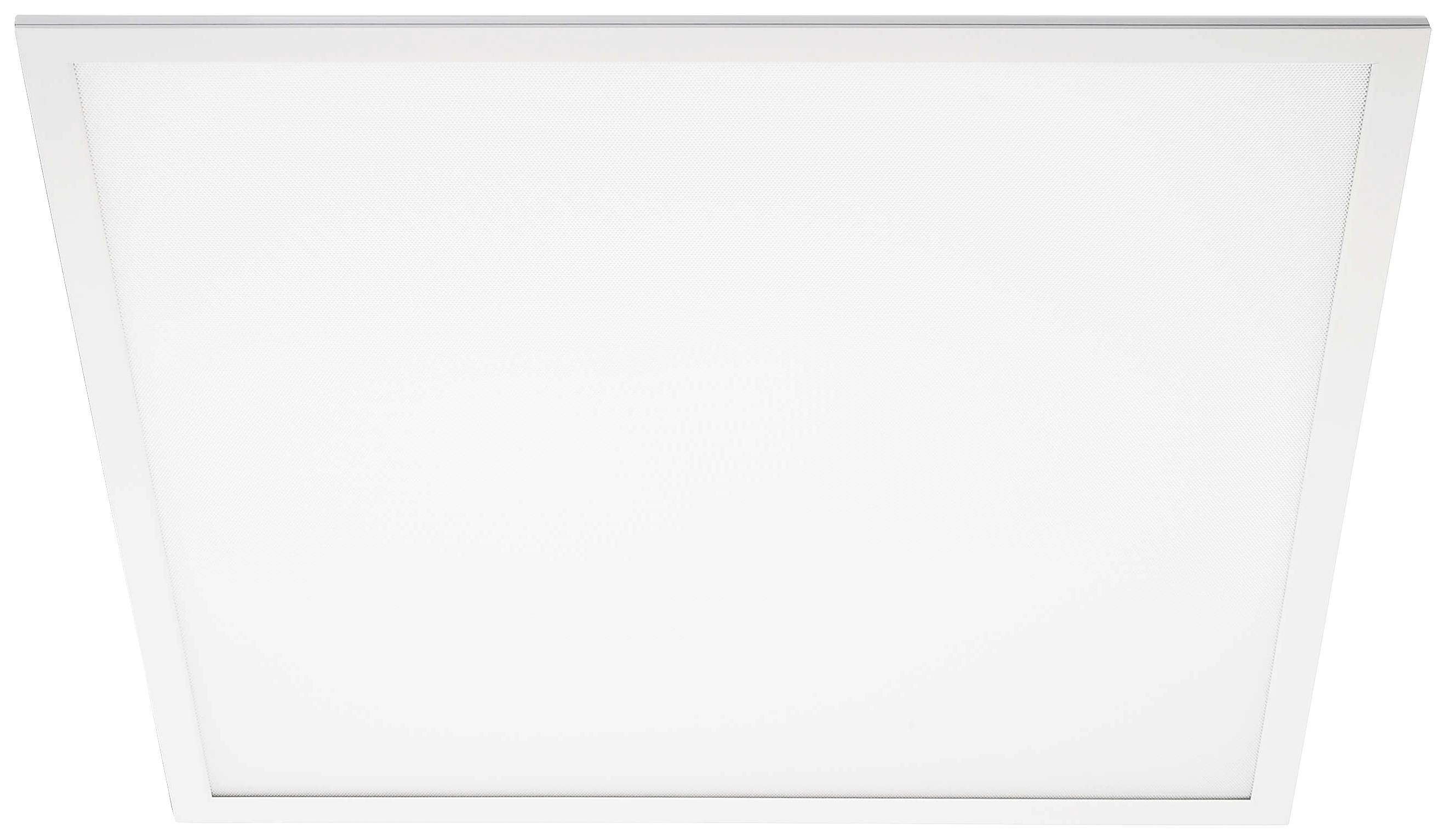 White square LED ceiling light with a slim frame.