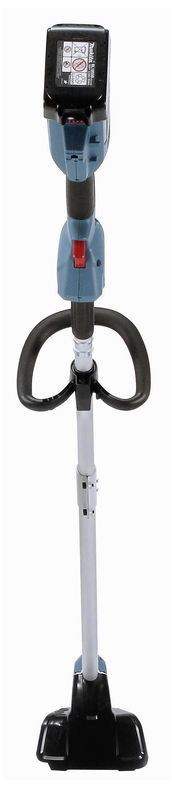 An upright, cordless vacuum cleaner with a blue and black design, perfect for easy home cleaning and versatile use.